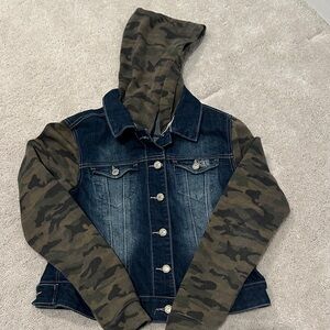 Juniors denim jacket-size medium